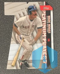 2021 Topps Wade Boggs #PDC-20 Platinum Players Die-Cut Red Sox